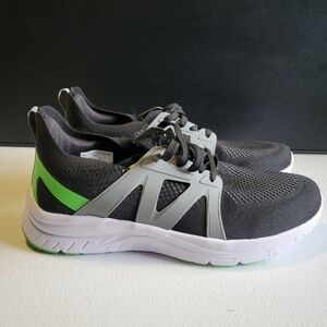 Avia Men's Black & Bright Green Running Sneakers 1